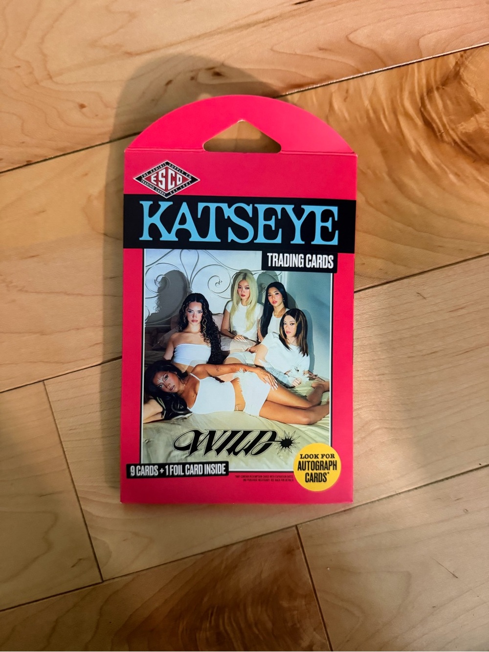 Katseye Trading Cards Pack - Bright Pink 4 Packs